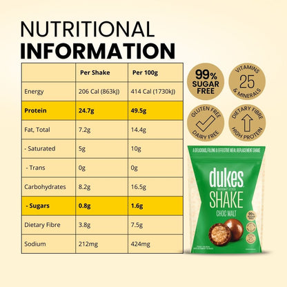 Dukes Shake Choc Malt - Bag