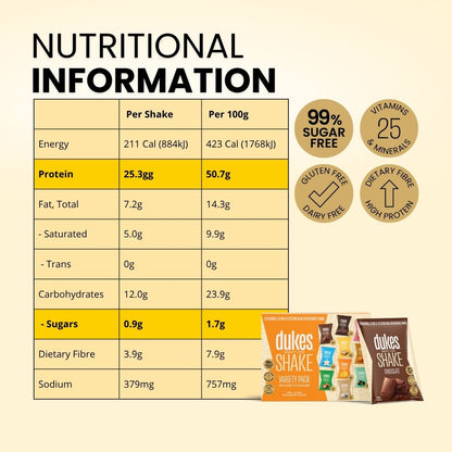 Dukes Shake Variety - Sachets