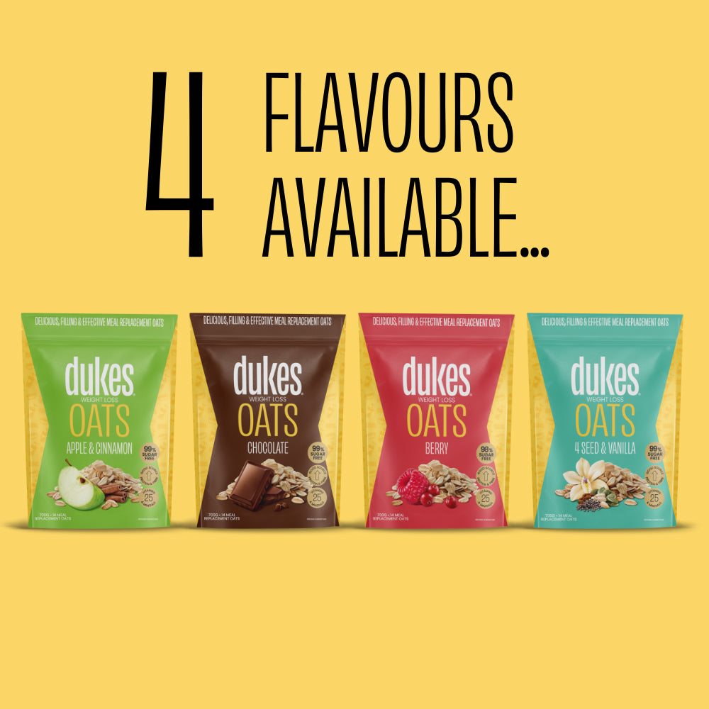 Four Meal Replacement Oat Flavours Available