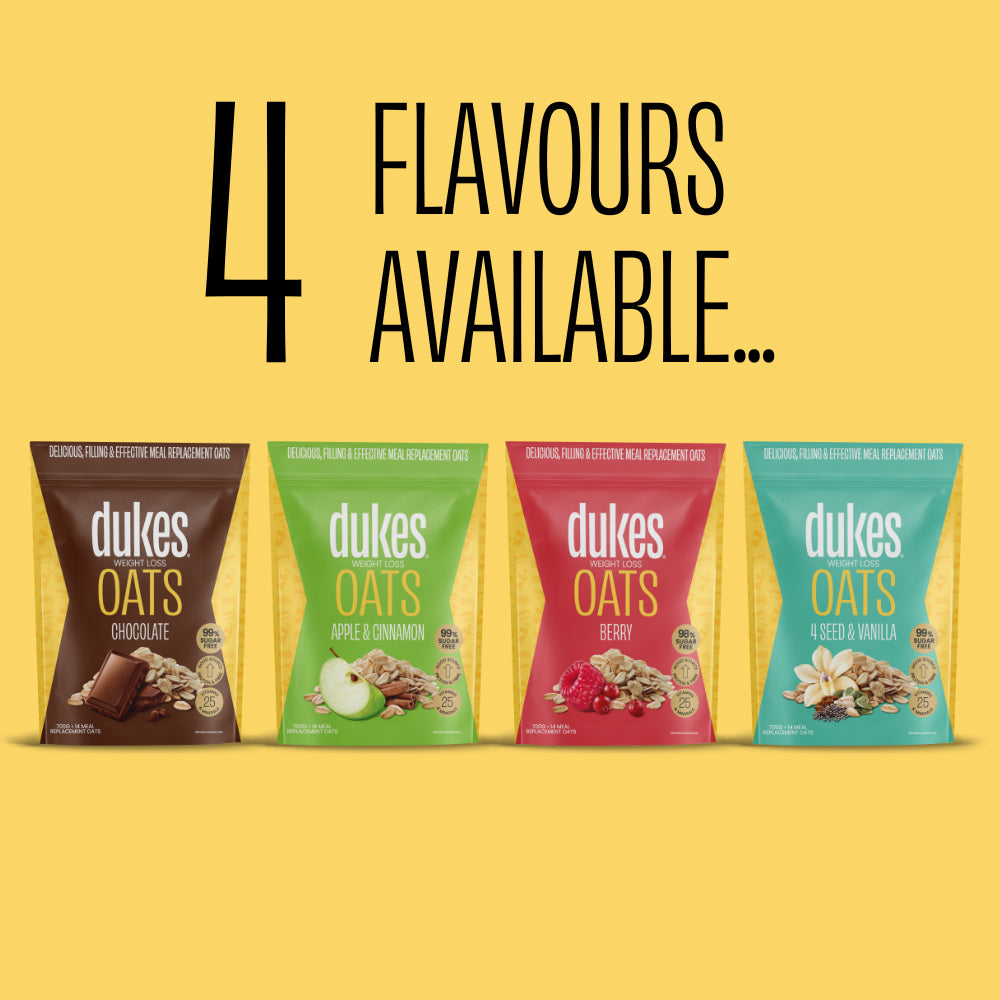 Four Meal Replacement Oat Flavours Available