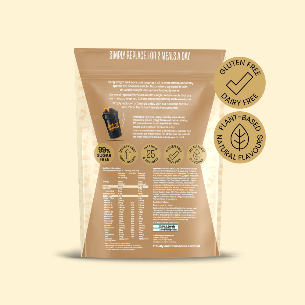 Back of Lamington Shake Bag