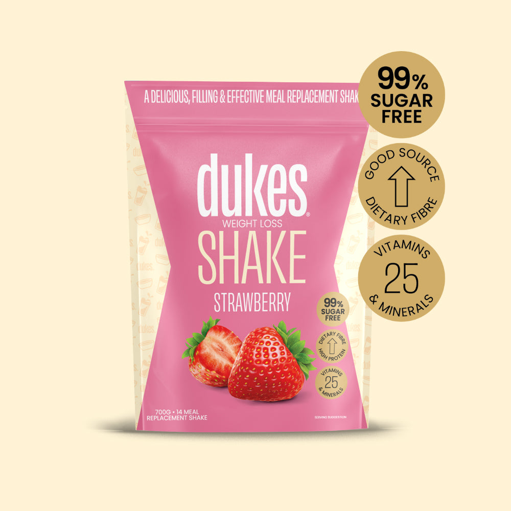 Bag of Dukes Strawberry Meal Replacement Shake